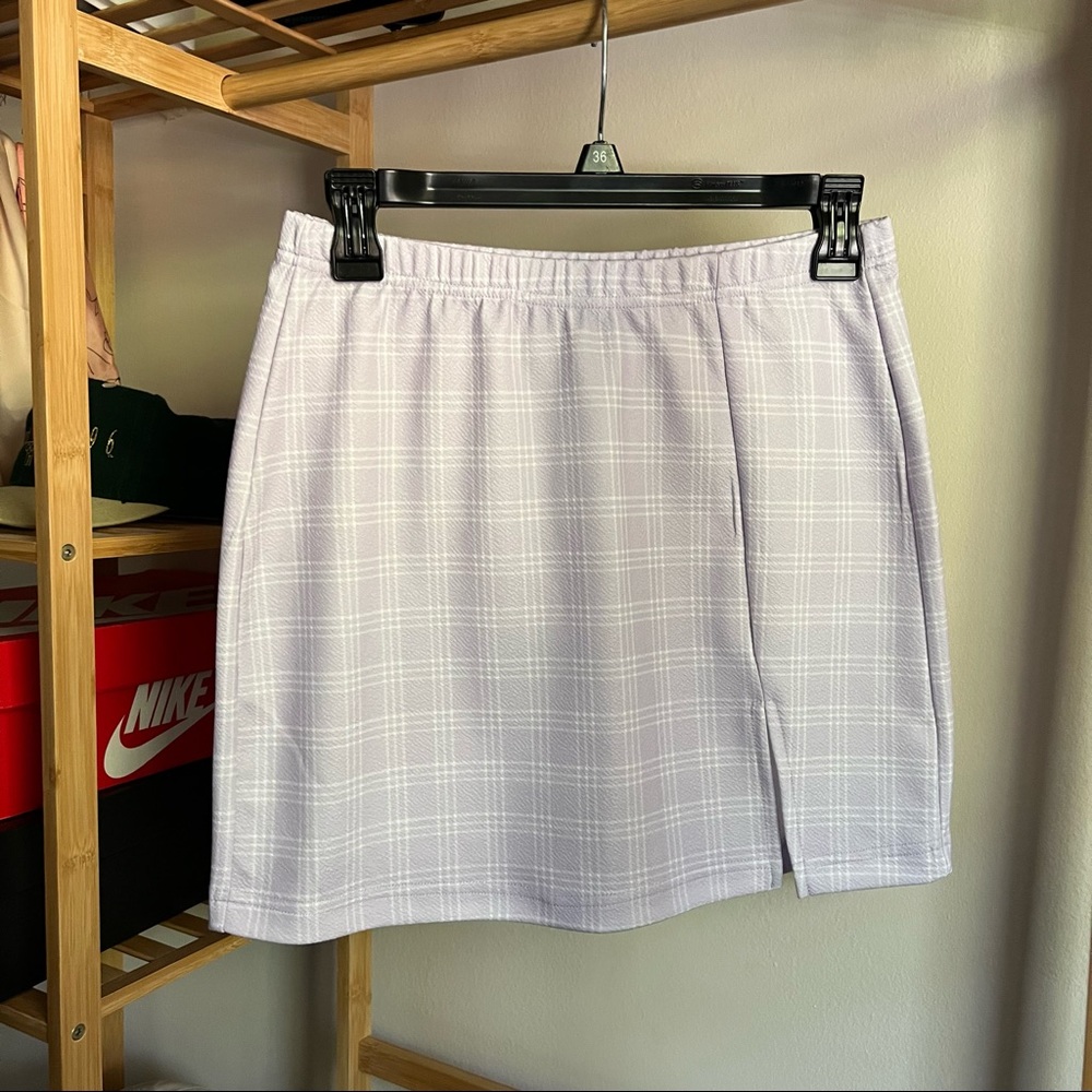 LAVENDER MINI SKIRT